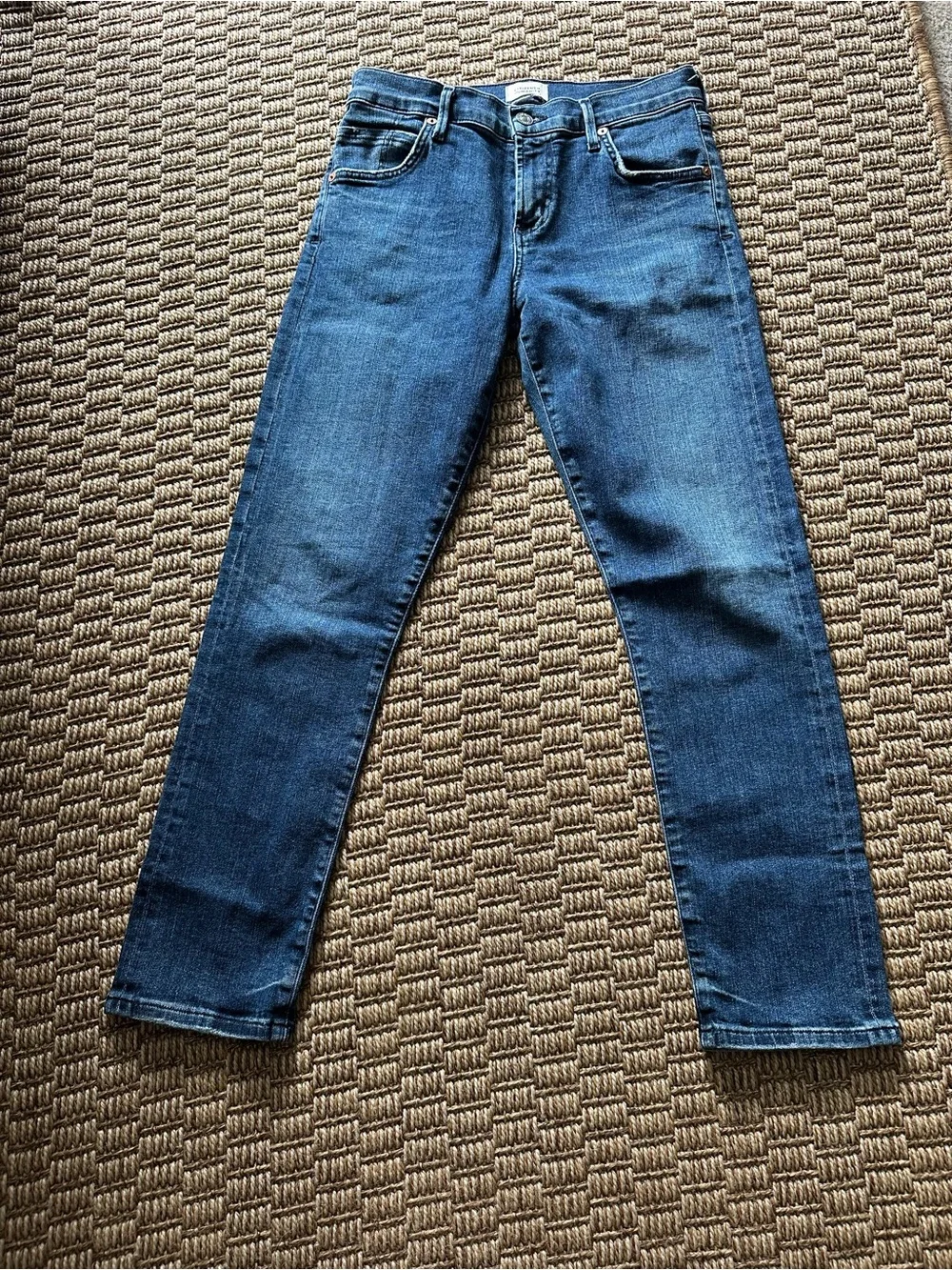 Citizens Of Humanity Mid-Blue Straight Leg Jeans Premium Vintage